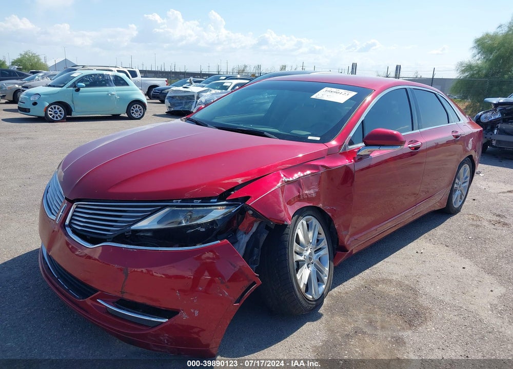 2014 LINCOLN MKZ HYBRID VIN: 3LN6L2LU4ER818376