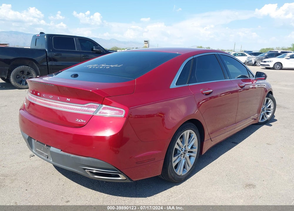 2014 LINCOLN MKZ HYBRID VIN: 3LN6L2LU4ER818376