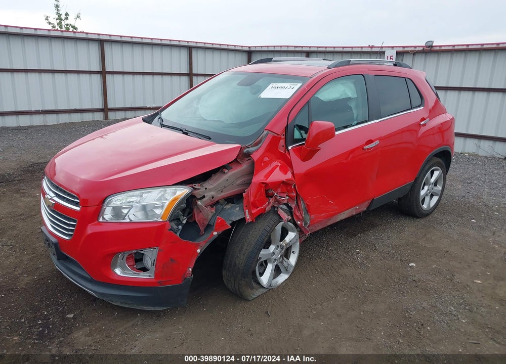 2015 CHEVROLET TRAX LTZ VIN: 3GNCJTSB8FL233623