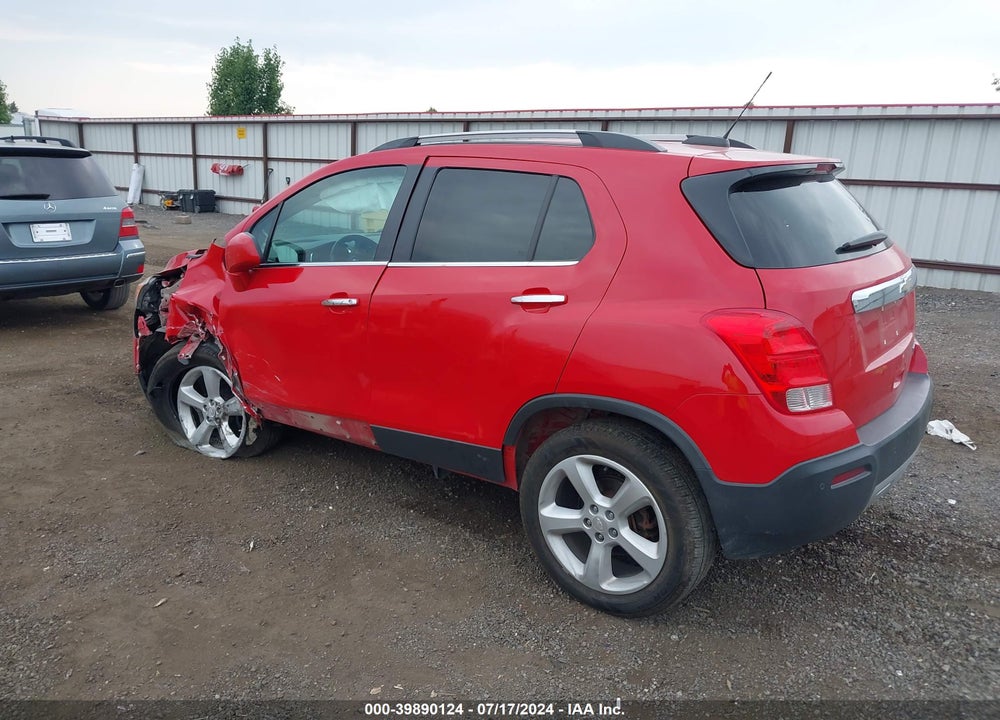 2015 CHEVROLET TRAX LTZ VIN: 3GNCJTSB8FL233623
