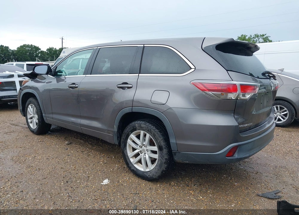 2015 TOYOTA HIGHLANDER LE VIN: 5TDZARFH7FS013856
