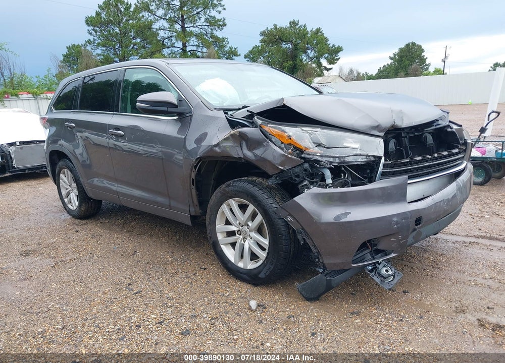 2015 TOYOTA HIGHLANDER LE VIN: 5TDZARFH7FS013856