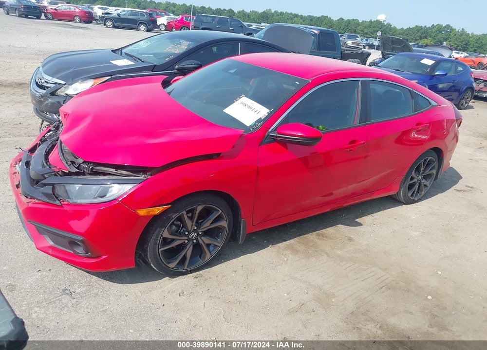 2020 HONDA CIVIC SPORT VIN: 2HGFC2F88LH569478