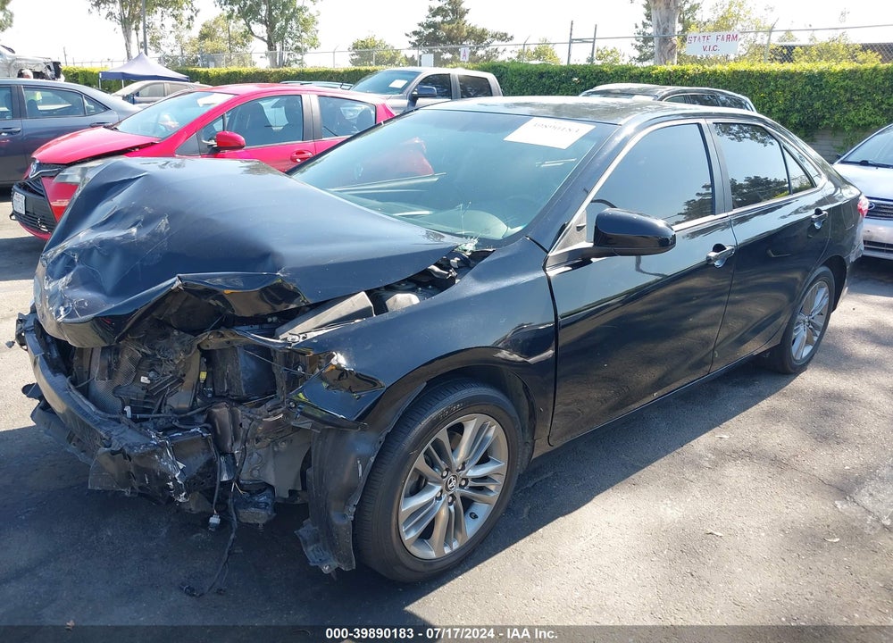 2016 TOYOTA CAMRY SE VIN: 4T1BF1FK2GU201337