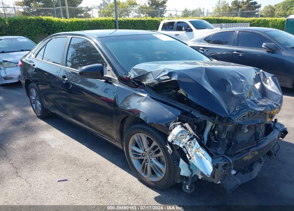 2016 TOYOTA CAMRY SE VIN: 4T1BF1FK2GU201337