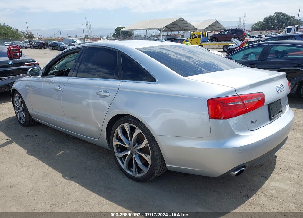 2014 AUDI A6 3.0T PREMIUM PLUS VIN: WAUFGAFCXEN108811