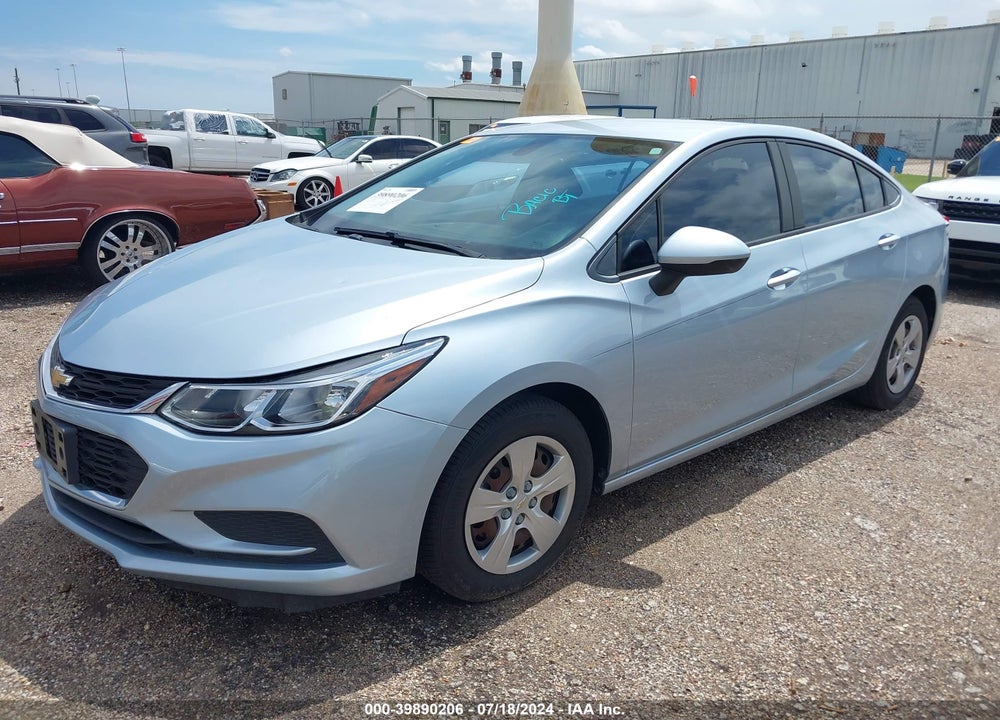 2017 CHEVROLET CRUZE LS AUTO VIN: 1G1BC5SM2H7186844