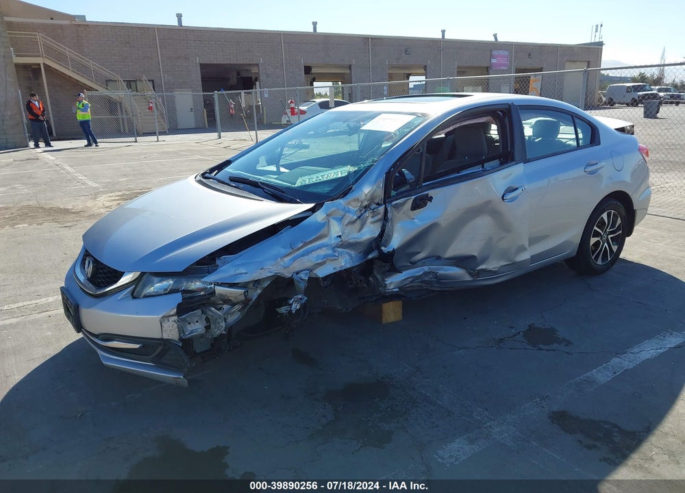 2015 HONDA CIVIC EX VIN: 19XFB2F85FE248791