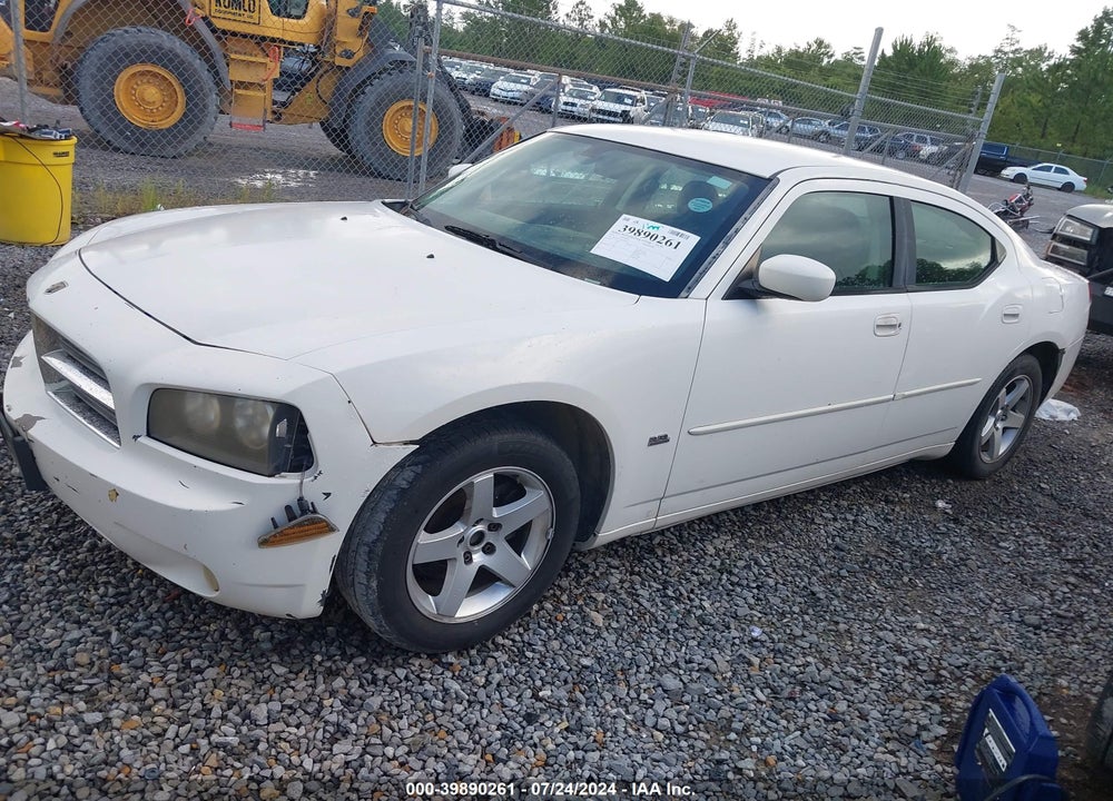 2010 DODGE CHARGER SXT VIN: 2B3CA3CV6AH165911