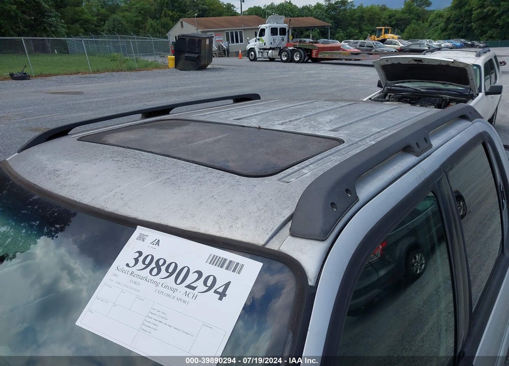 2001 FORD EXPLORER SPORT TRAC VIN: 1FMZU77E41UB74438