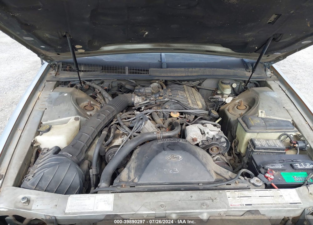 1989 MERCURY COUGAR LS VIN: 1MEPM6040KH607009