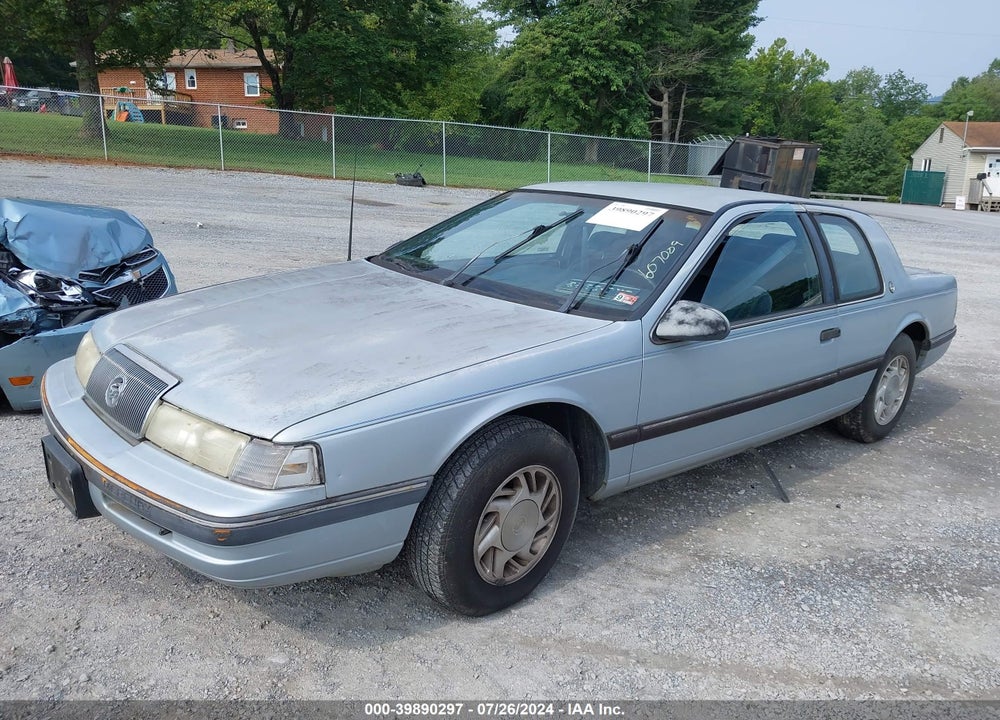 1989 MERCURY COUGAR LS VIN: 1MEPM6040KH607009