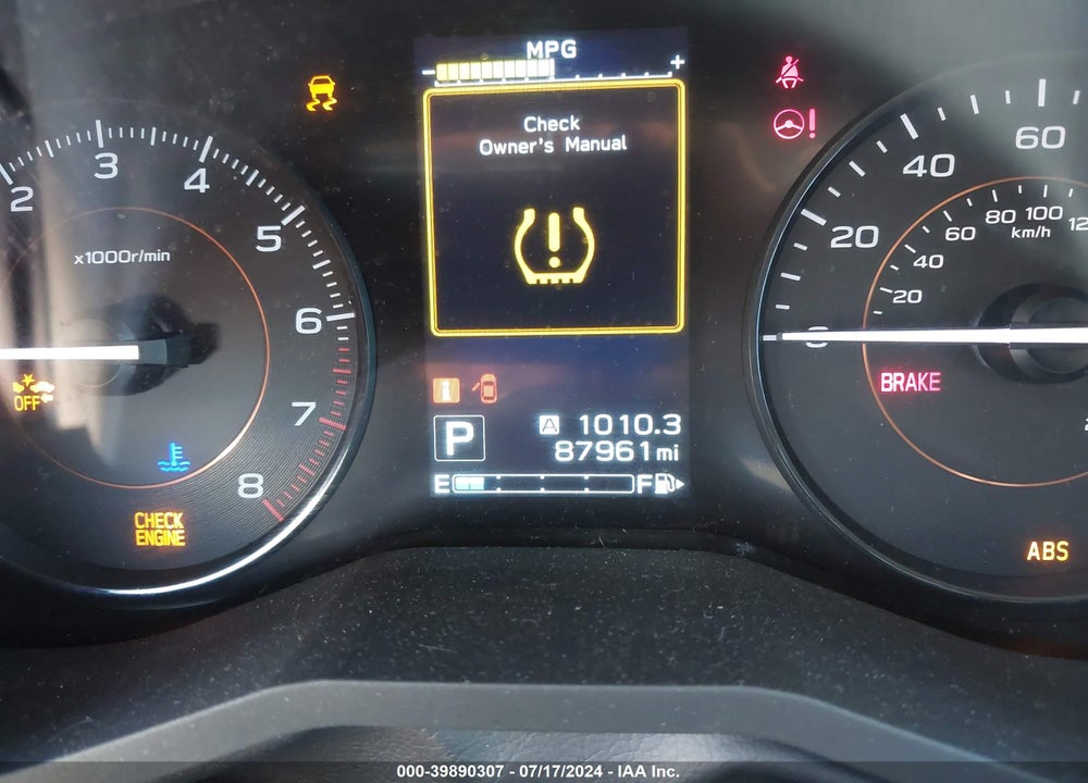 2019 SUBARU CROSSTREK 2.0I PREMIUM VIN: JF2GTAEC8KH244368