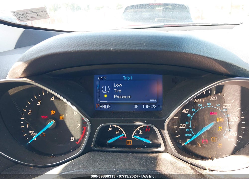 2013 FORD ESCAPE SE VIN: 1FMCU9G93DUC58632