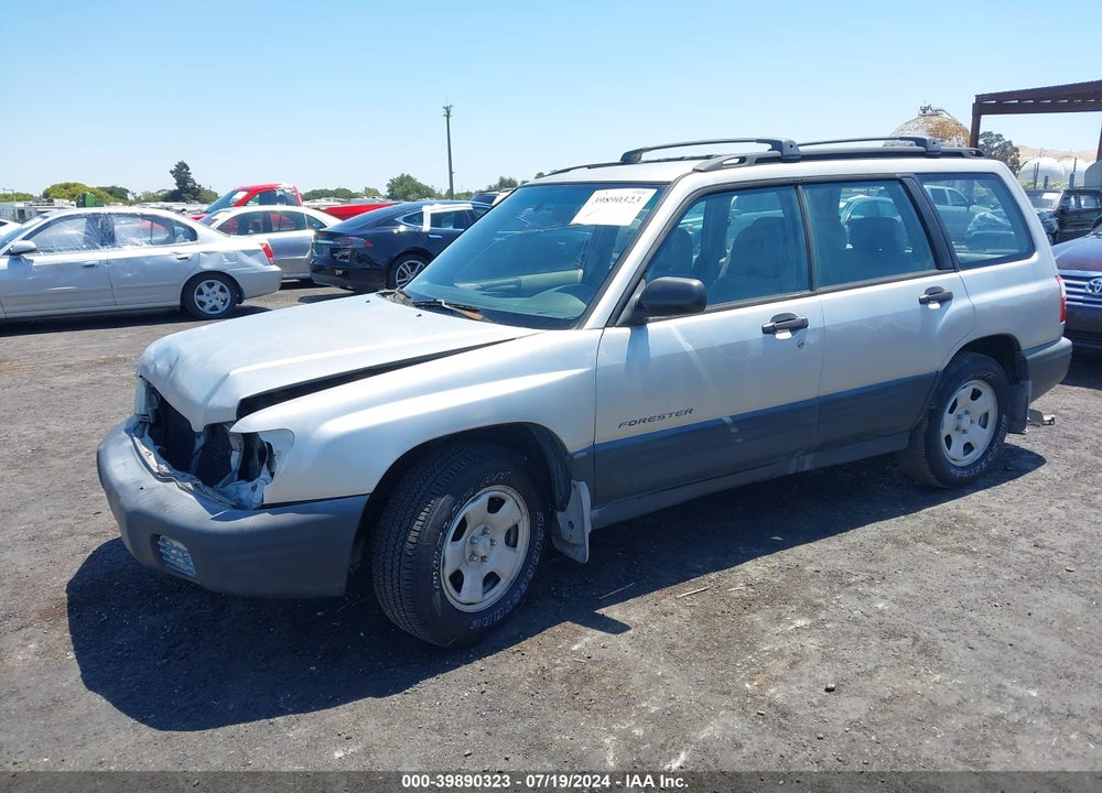 2001 SUBARU FORESTER L VIN: JF1SF63521H727425