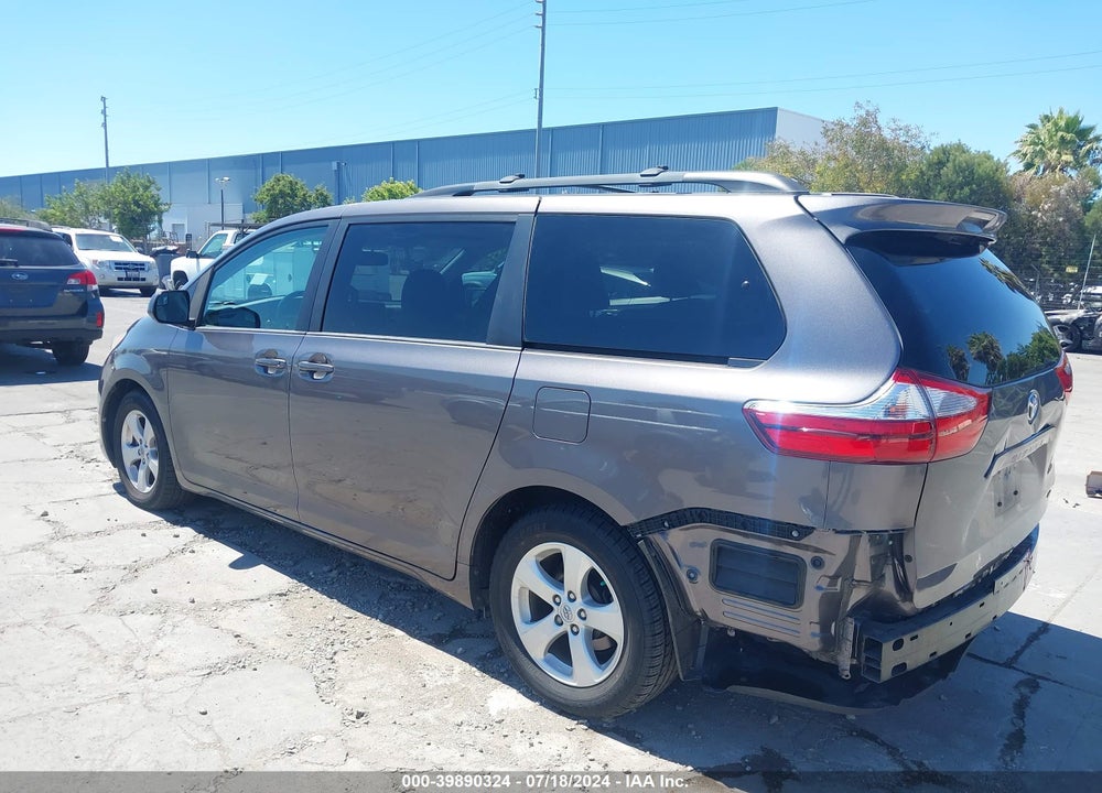2015 TOYOTA SIENNA LE 8 PASSENGER VIN: 5TDKK3DC0FS635055
