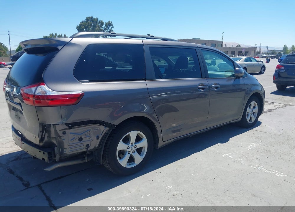 2015 TOYOTA SIENNA LE 8 PASSENGER VIN: 5TDKK3DC0FS635055