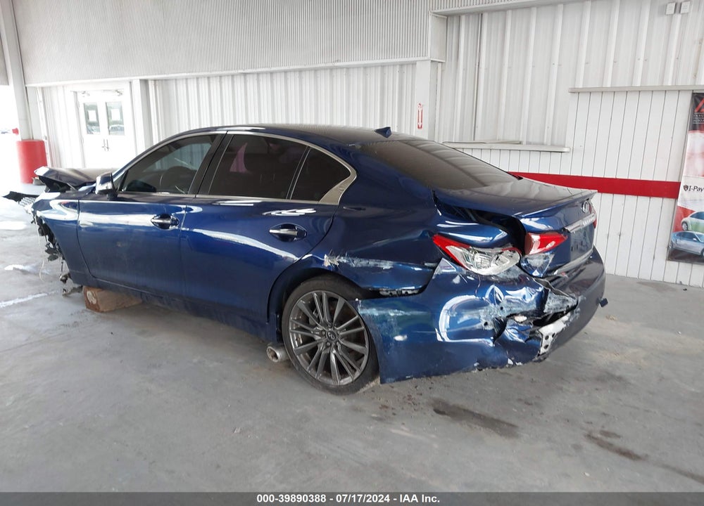 2016 INFINITI Q50 3.0T RED SPORT 400 VIN: JN1FV7AR3GM450104