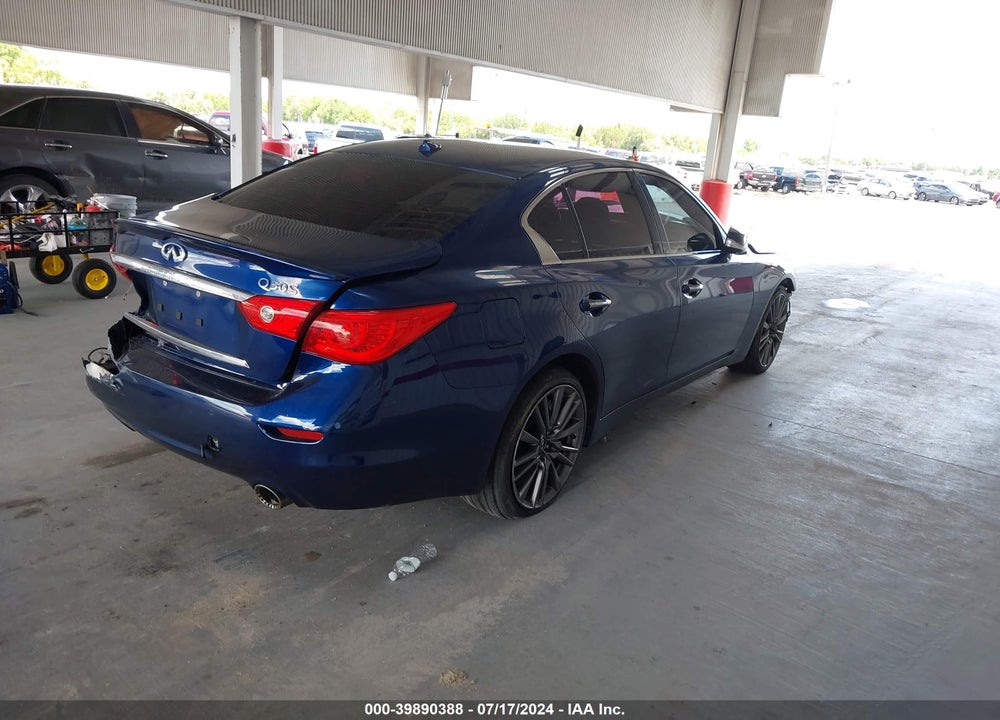 2016 INFINITI Q50 3.0T RED SPORT 400 VIN: JN1FV7AR3GM450104