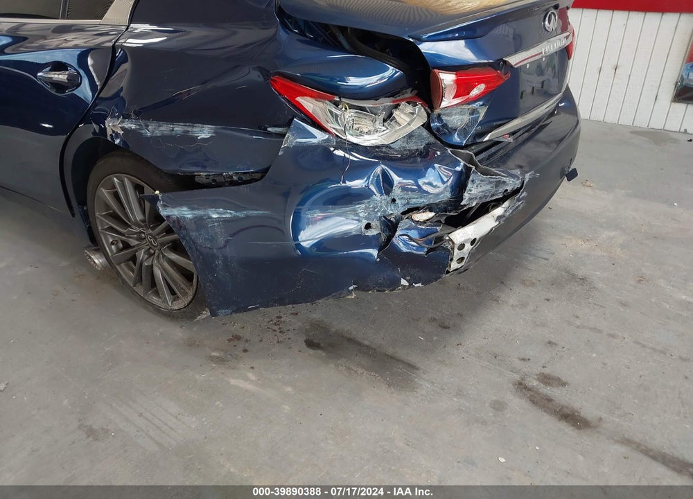 2016 INFINITI Q50 3.0T RED SPORT 400 VIN: JN1FV7AR3GM450104