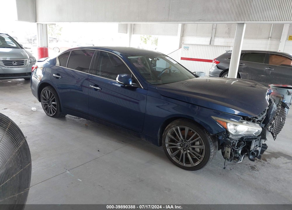 2016 INFINITI Q50 3.0T RED SPORT 400 VIN: JN1FV7AR3GM450104