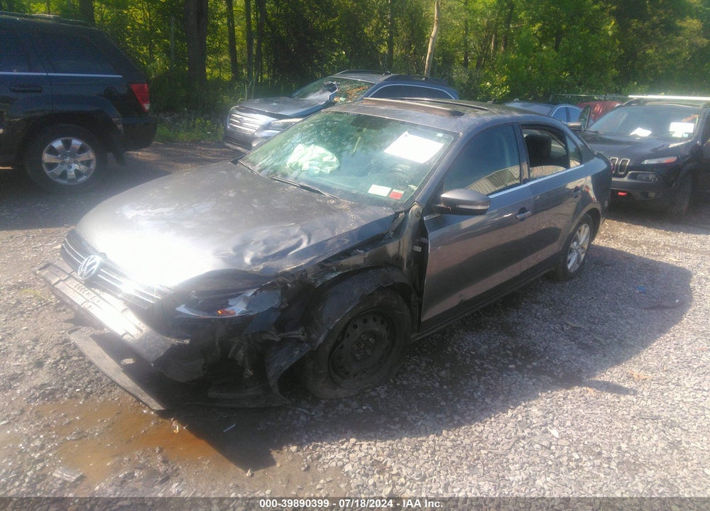 2014 VOLKSWAGEN JETTA 1.8T SE VIN: 3VWD17AJ6EM412312