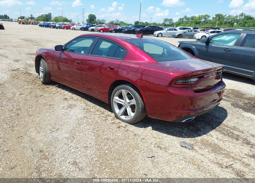 2018 DODGE CHARGER SXT PLUS RWD VIN: 2C3CDXHG1JH187584