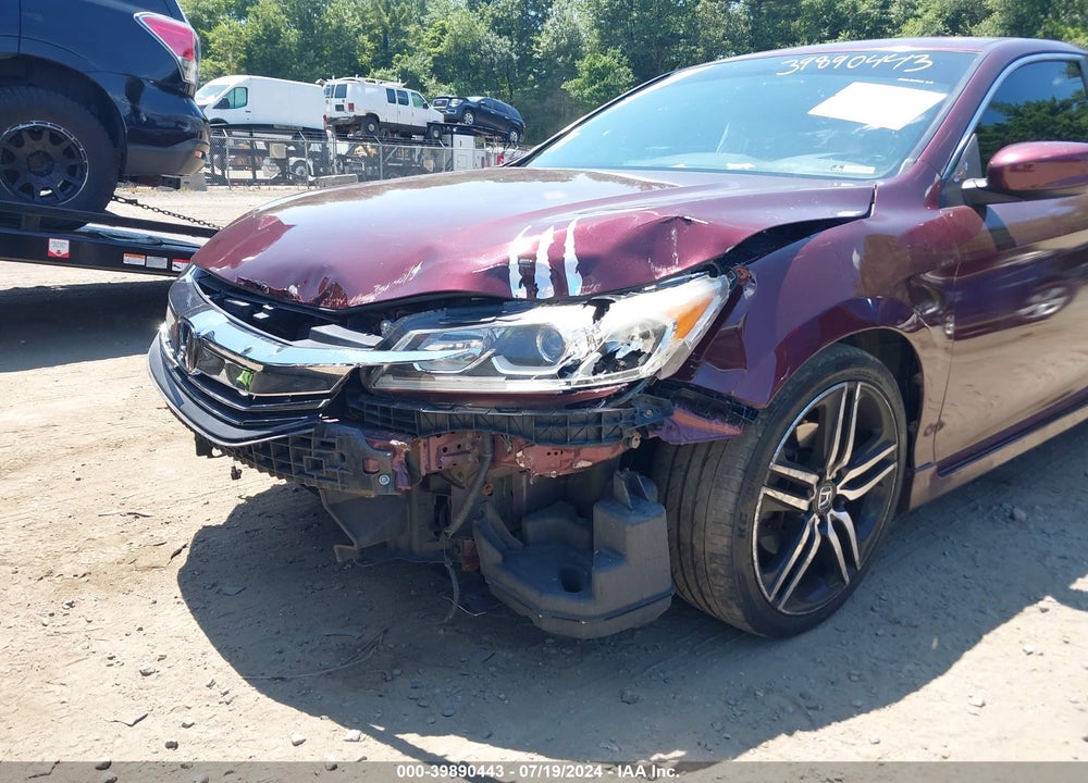 2016 HONDA ACCORD SPORT VIN: 1HGCR2F58GA162191
