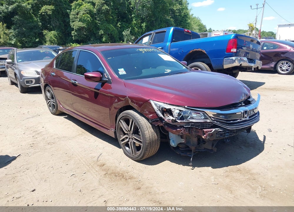 2016 HONDA ACCORD SPORT VIN: 1HGCR2F58GA162191