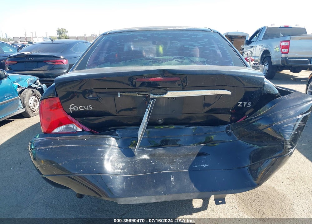 2000 FORD FOCUS ZTS VIN: 1FAHP3836YW248556