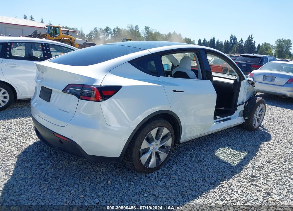 2020 TESLA MODEL Y LONG RANGE DUAL MOTOR ALL-WHEEL DRIVE VIN: 5YJYGDEEXLF056611