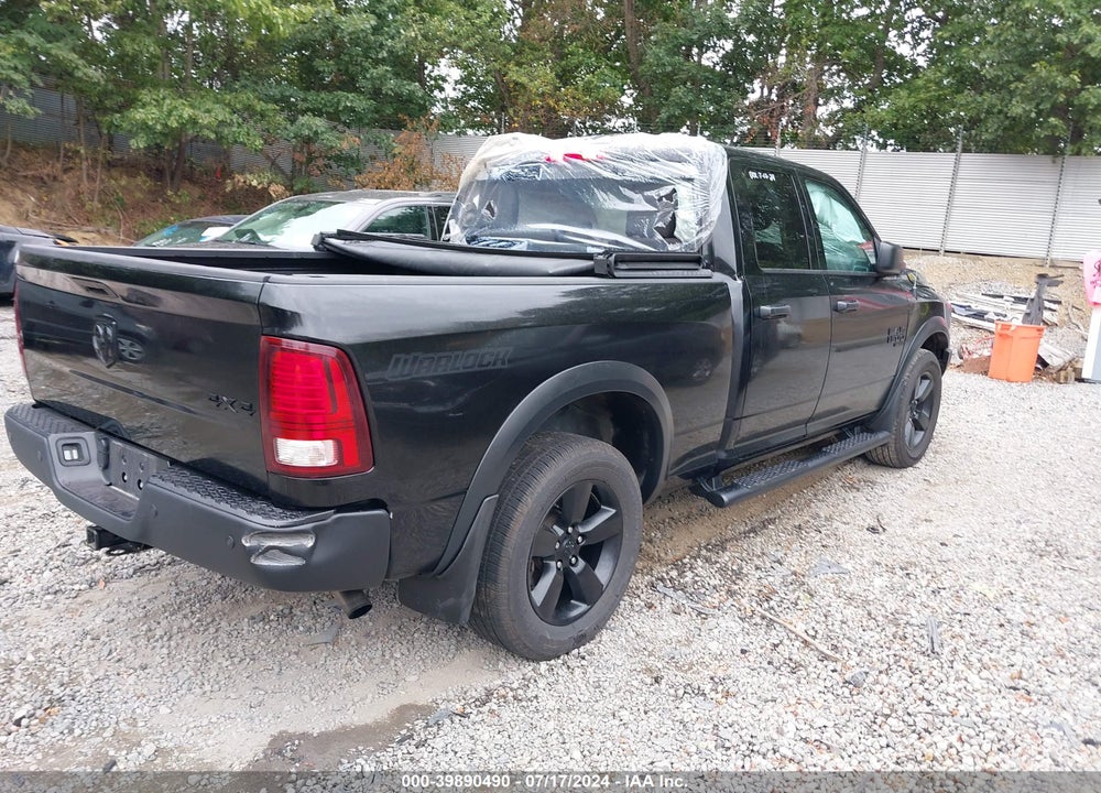 2020 RAM 1500 CLASSIC WARLOCK QUAD CAB 4X4 6'4 BOX VIN: 1C6RR7GG6LS142250