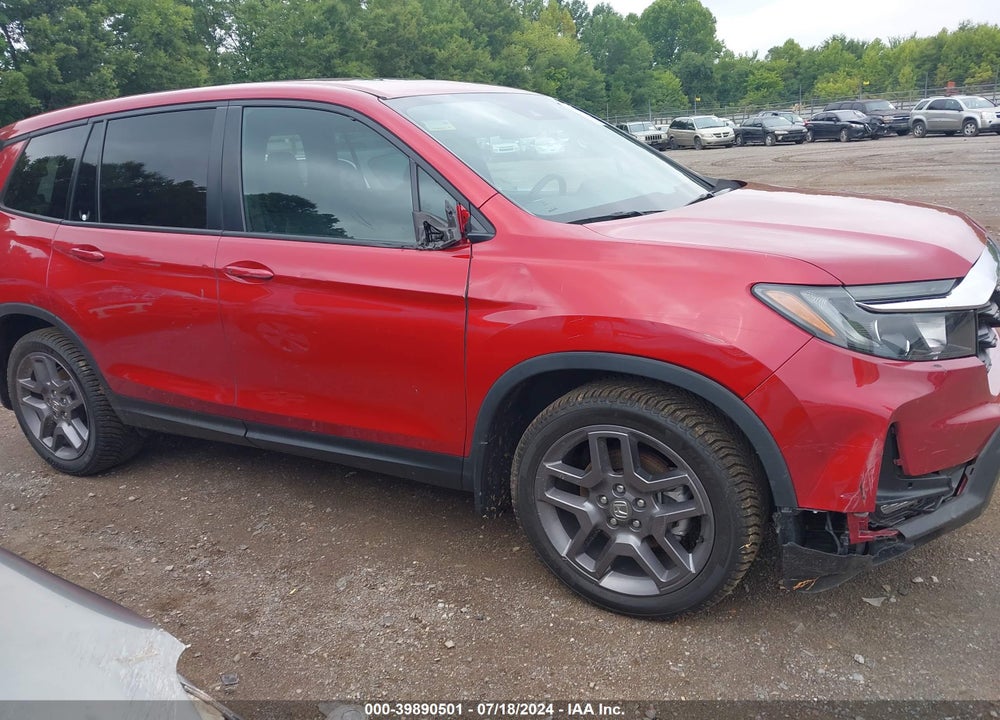 2022 HONDA PASSPORT 2WD EX-L VIN: 5FNYF7H51NB003069