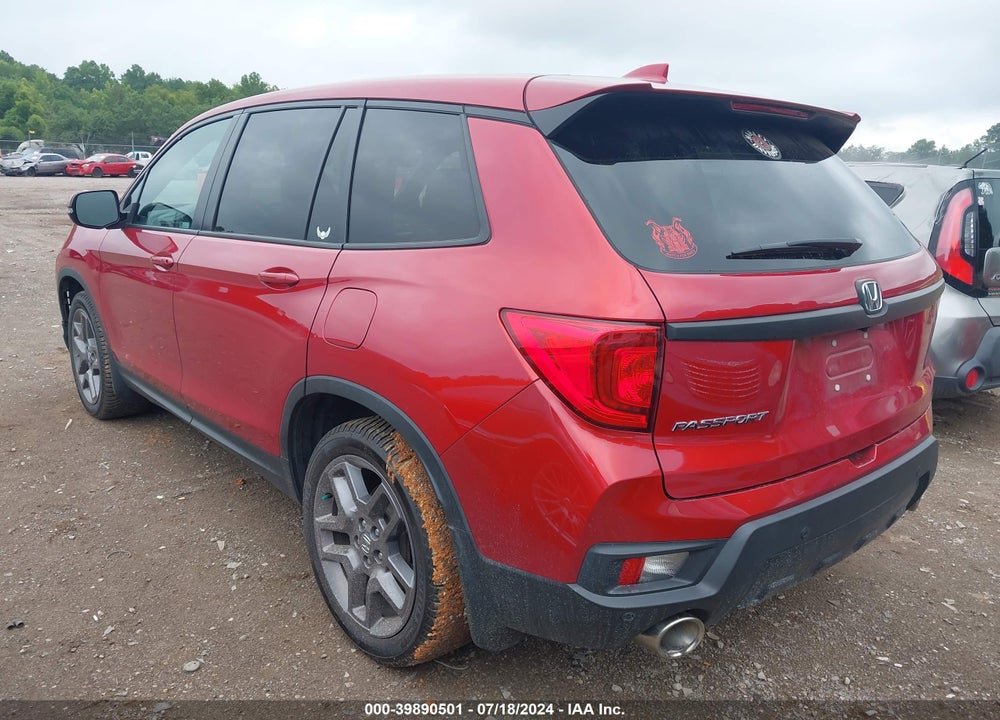 2022 HONDA PASSPORT 2WD EX-L VIN: 5FNYF7H51NB003069