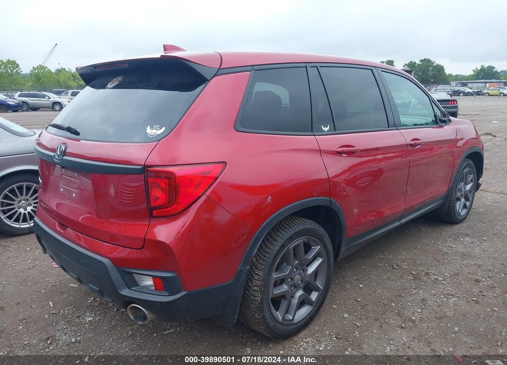 2022 HONDA PASSPORT 2WD EX-L VIN: 5FNYF7H51NB003069