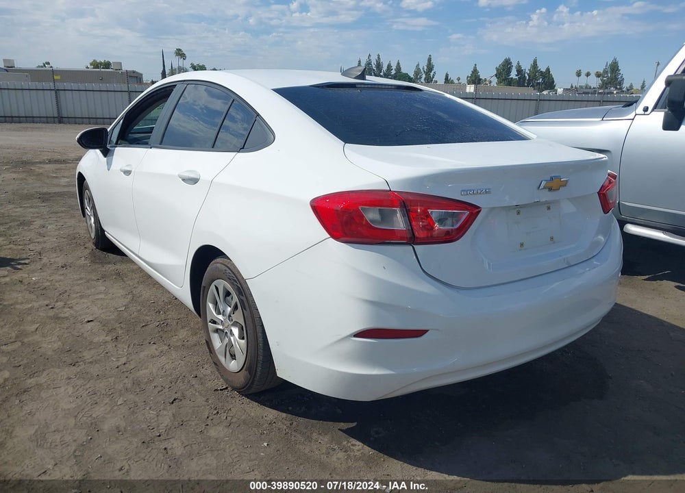 2019 CHEVROLET CRUZE CVT (FLEET ORDERS ONLY) VIN: 1G1BJ5SM0K7101805
