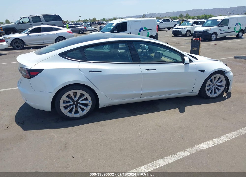 2022 TESLA MODEL 3 LONG RANGE DUAL MOTOR ALL-WHEEL DRIVE VIN: 5YJ3E1EB6NF212053