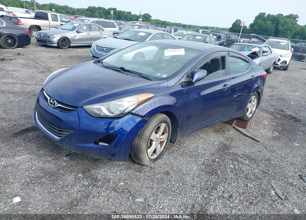 2013 HYUNDAI ELANTRA GLS VIN: 5NPDH4AE1DH314986