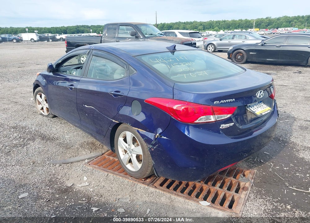 2013 HYUNDAI ELANTRA GLS VIN: 5NPDH4AE1DH314986