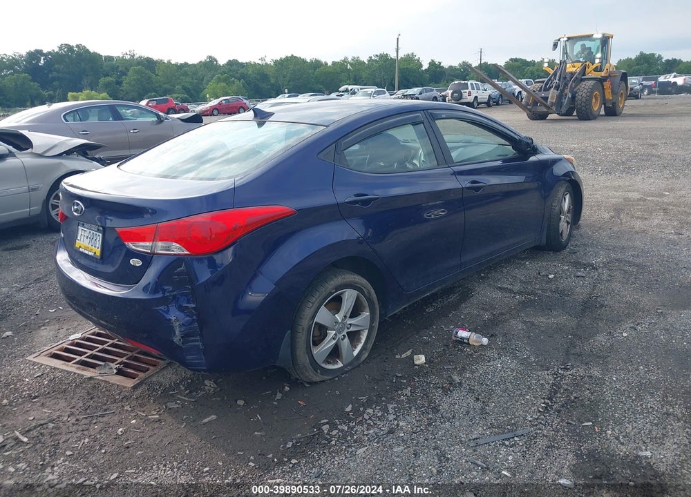 2013 HYUNDAI ELANTRA GLS VIN: 5NPDH4AE1DH314986