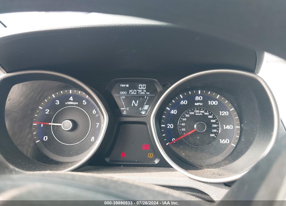 2013 HYUNDAI ELANTRA GLS VIN: 5NPDH4AE1DH314986
