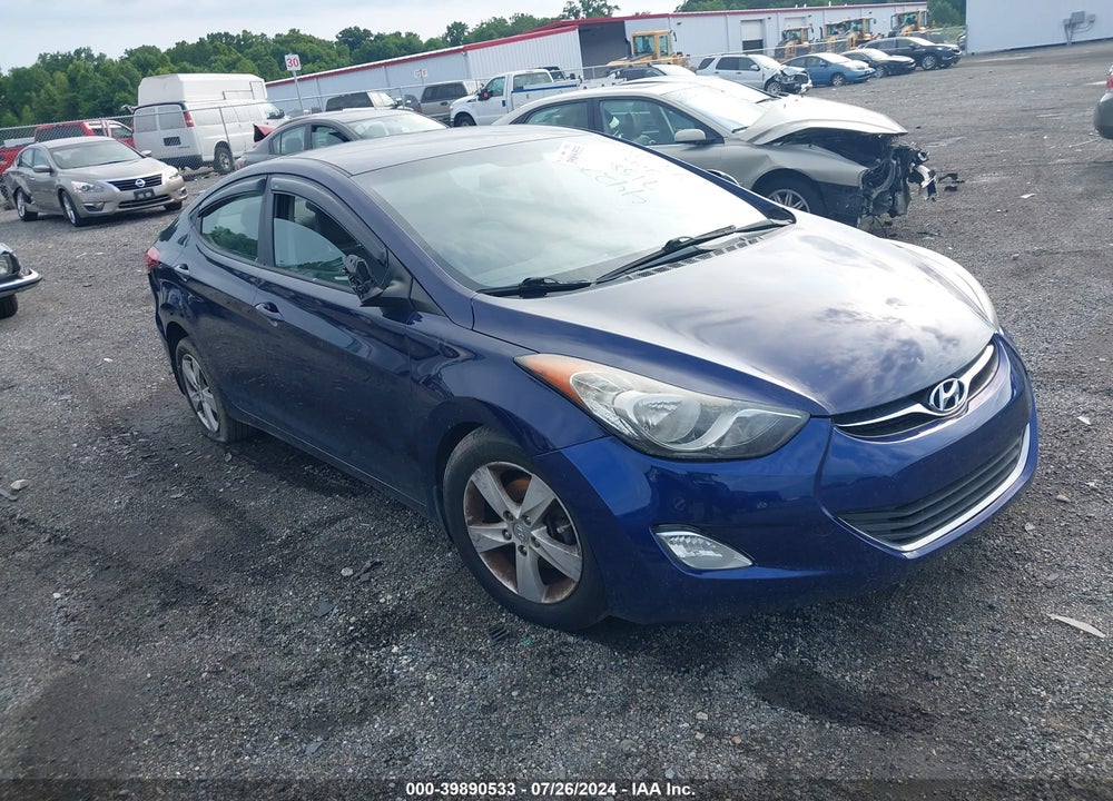 2013 HYUNDAI ELANTRA GLS VIN: 5NPDH4AE1DH314986