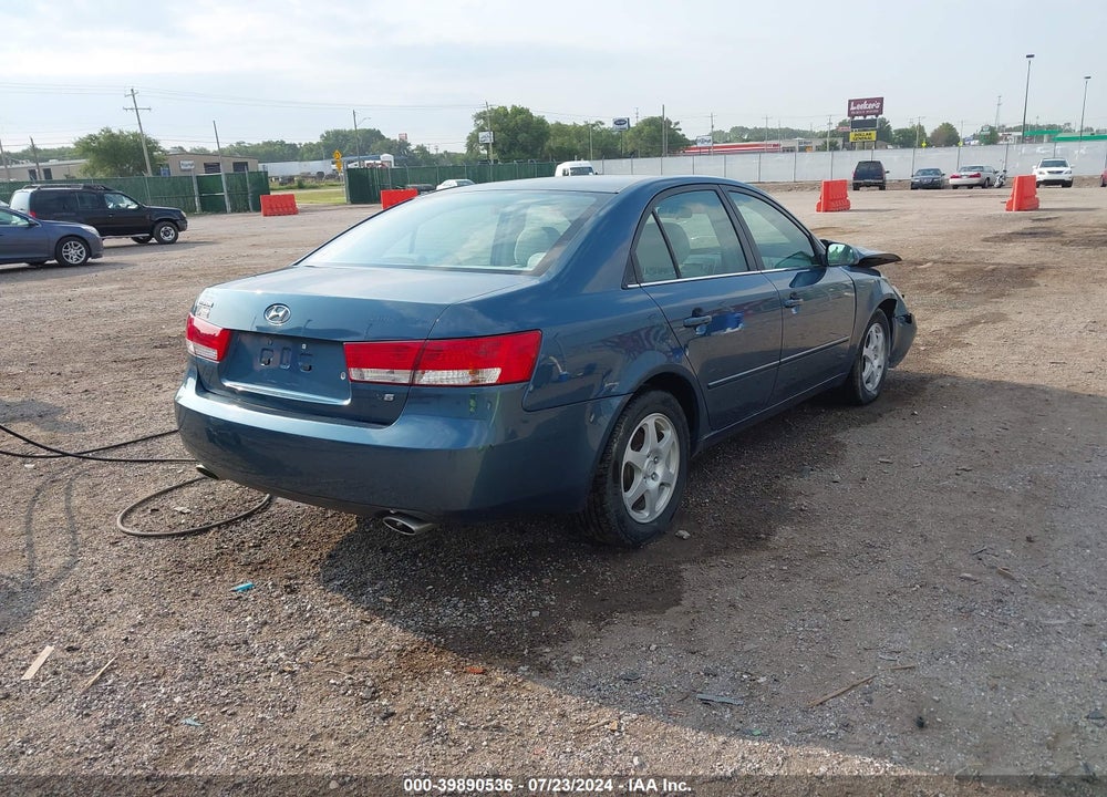 2006 HYUNDAI SONATA GLS V6/LX V6 VIN: 5NPEU46F96H102907