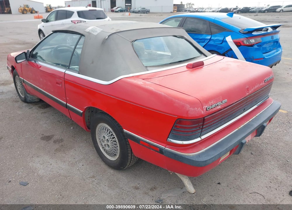 1990 CHRYSLER LEBARON VIN: 1C3XJ45K5LG415425