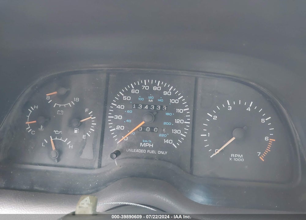 1990 CHRYSLER LEBARON VIN: 1C3XJ45K5LG415425