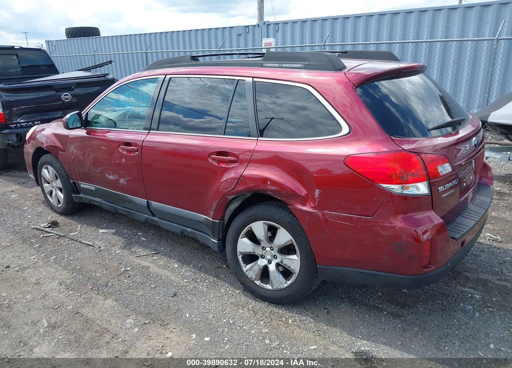 2011 SUBARU OUTBACK 2.5I PREMIUM VIN: 4S4BRBGC5B3312810