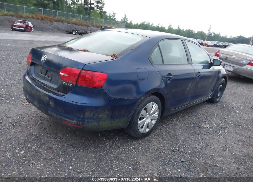2012 VOLKSWAGEN JETTA 2.5L SE VIN: 3VWDP7AJ5CM304033