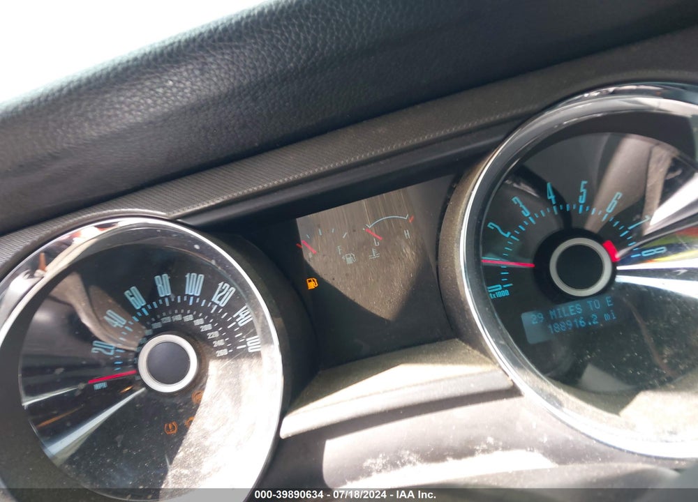 2013 FORD MUSTANG V6 VIN: 1ZVBP8AMXD5261100