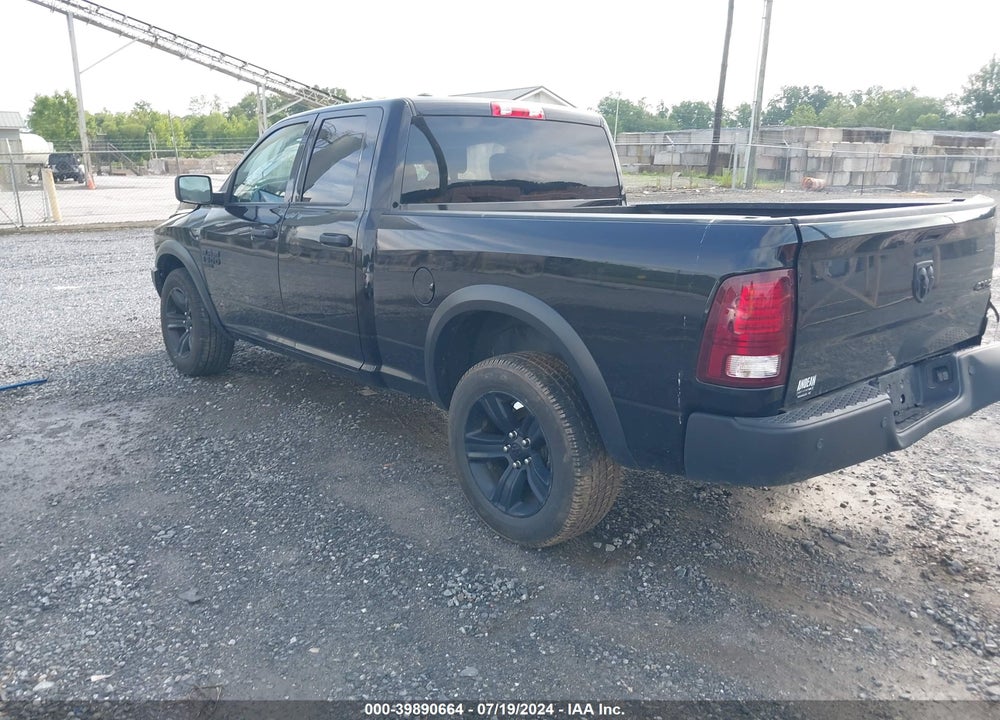 2023 RAM 1500 CLASSIC WARLOCK QUAD CAB 4X4 6'4 BOX VIN: 1C6RR7GG8PS556703