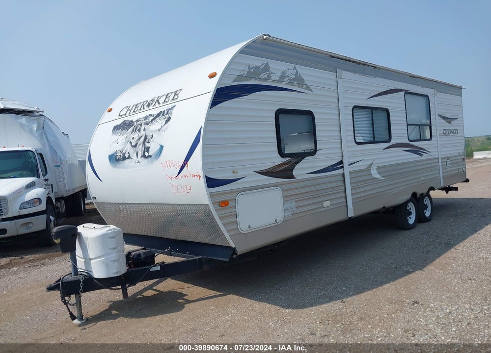 2012 FOREST RIVER CHEROKEE TRAVEL TRAILER VIN: 4X4TCKC21CX113006